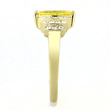 Load image into Gallery viewer, 14k Gold Plated Citrine CZ Ring Official Gemz
