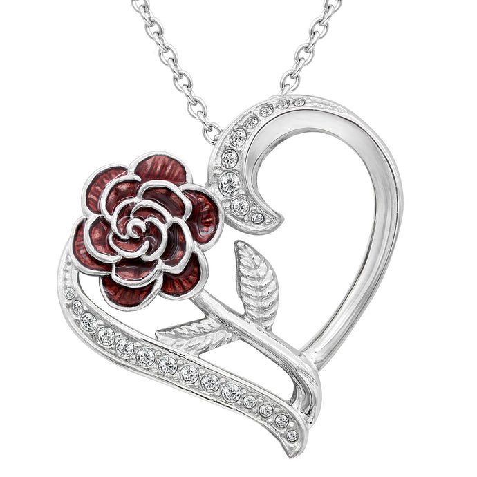 Rosa Dell ÄôAmore Heart Necklace