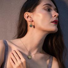 Load image into Gallery viewer, Layered Discs Drop Earrings Official Gemz
