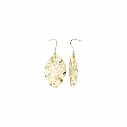 Leaf Dangle Drop Earrings Official Gemz