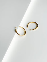 Load image into Gallery viewer, Light Round 18K Gold Plated Hoop Earrings Official Gemz
