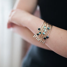 Load image into Gallery viewer, Moon Phase Stacked Bangle Set Official Gemz
