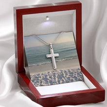 Load image into Gallery viewer, Steel Cross Necklace Official Gemz
