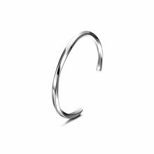 Load image into Gallery viewer, Twisted Line Open Cuff Bracelet Official Gemz

